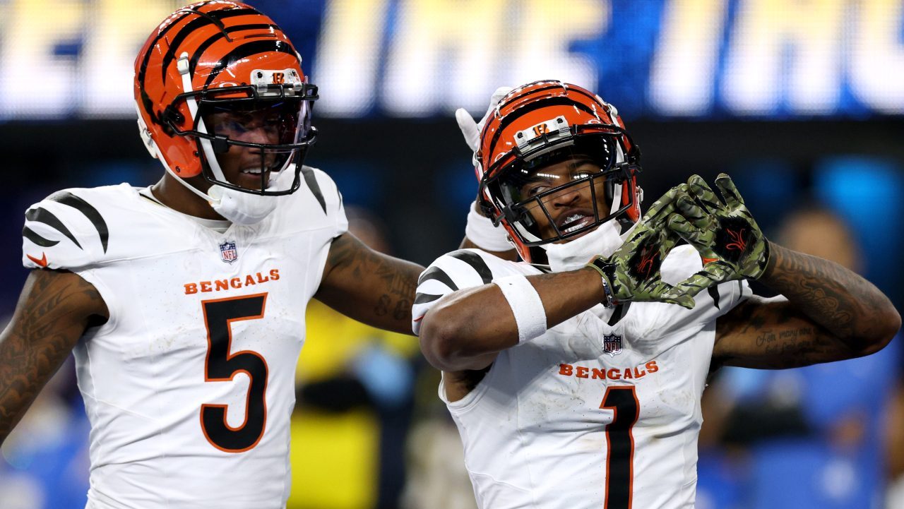 Ja'Marr Chase and Tee Higgins